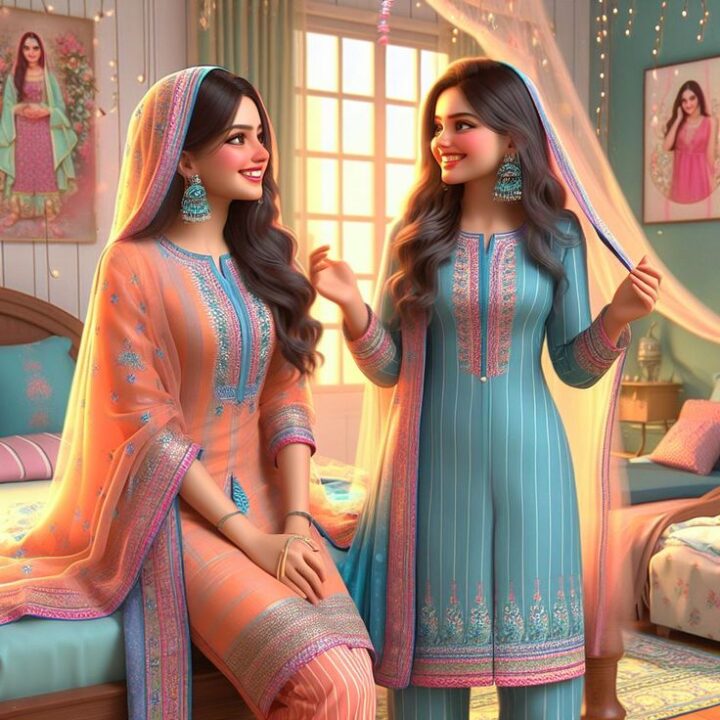 Cartoon & Animated Best Friend DP for Girls