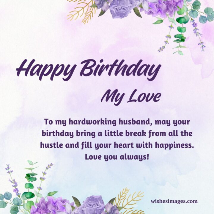 Birthday Wishes for Husband