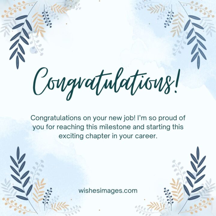 Congratulations Messages for a New Job