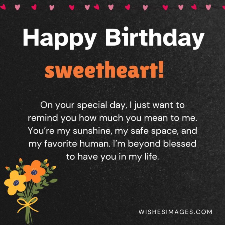Cute Birthday Wishes for Boyfriend