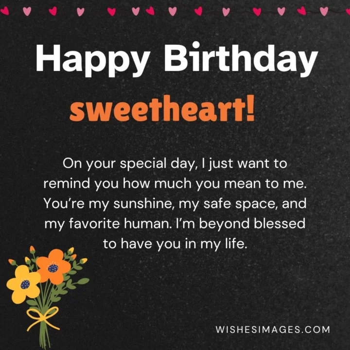 Cute Birthday Wishes for Boyfriend