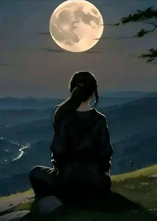 cute stylish alone girl dp for whatsapp profile