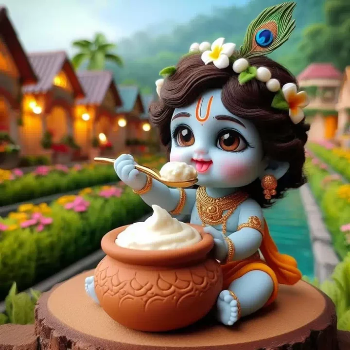 Cute baby Krishna profile picture HD