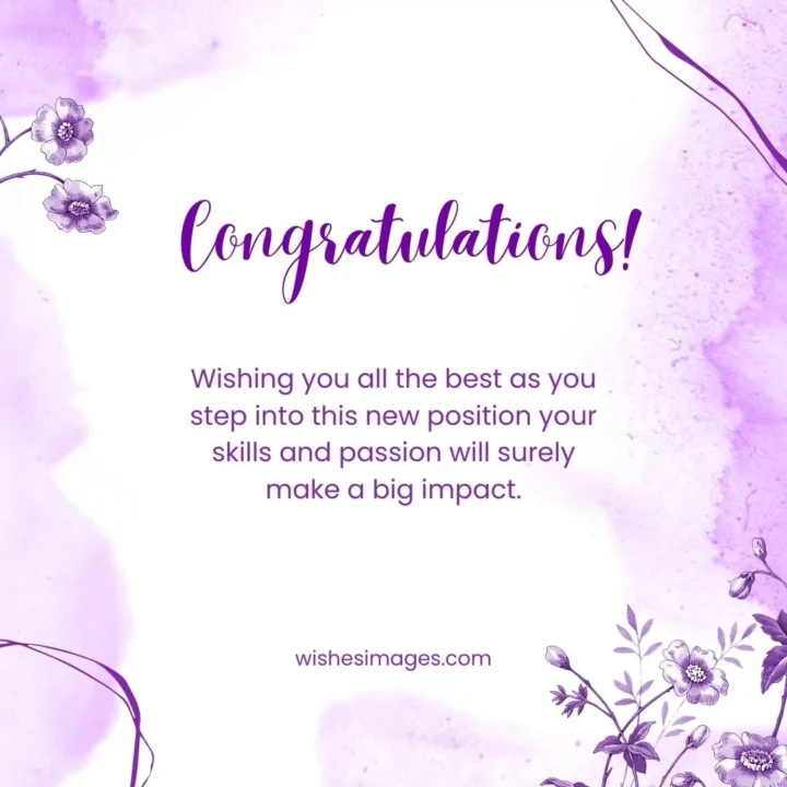 Motivational New Job Congratulations Image