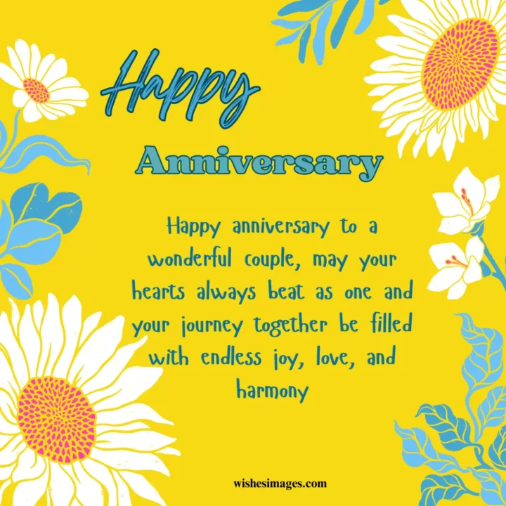 Anniversary Wishes for Son and Daughter-in-Law