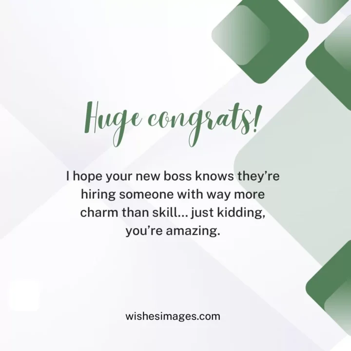 New Job Congratulations Wishes for Friends