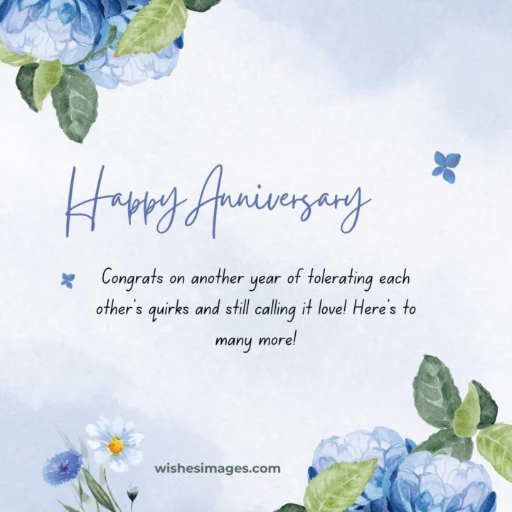 Funny Wedding Anniversary Wishes For Couple