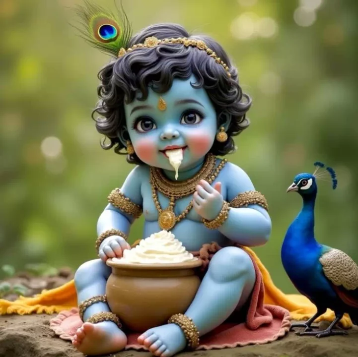 Cute Krishna Profile Pictures for Whatsapp