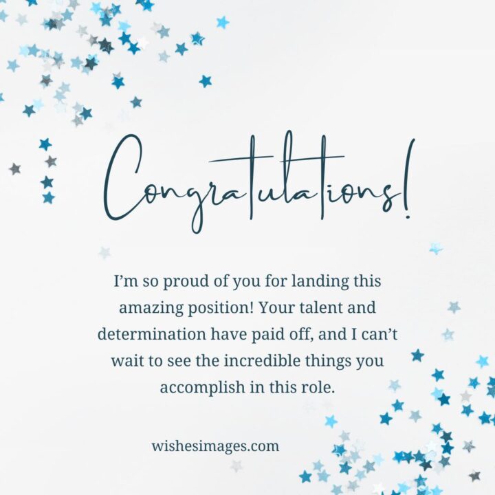 Heartfelt New Job Congratulations Messages