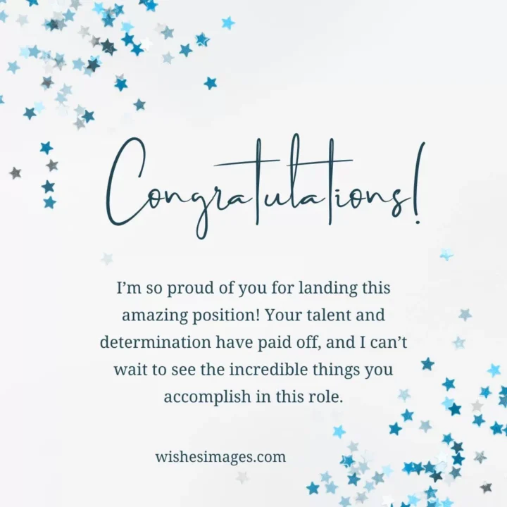Heartfelt New Job Congratulations Messages