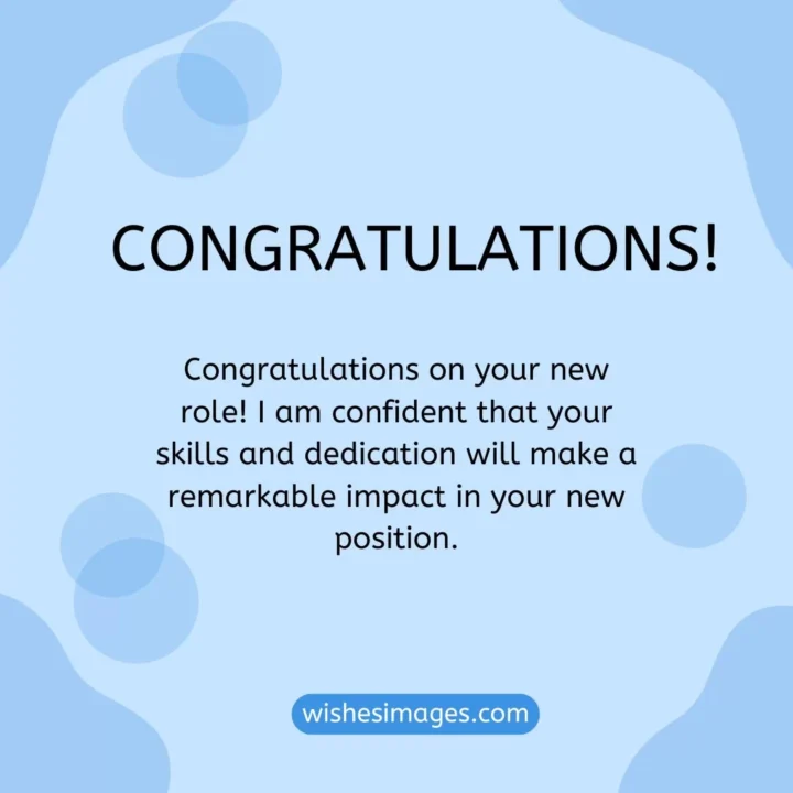 Job Congratulations Messages for Colleagues