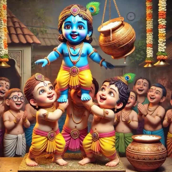 Cute Krishna DP images for WhatsApp Profile