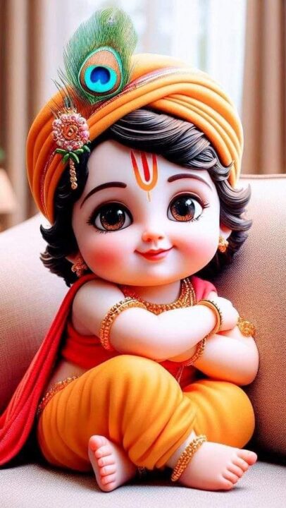 Cute Krishna Profile Pictures for Whatsapp