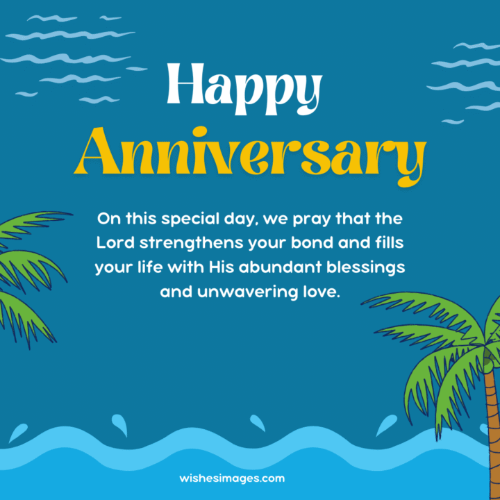 Religious Anniversary Wishes for Son and Daughter-in-Law