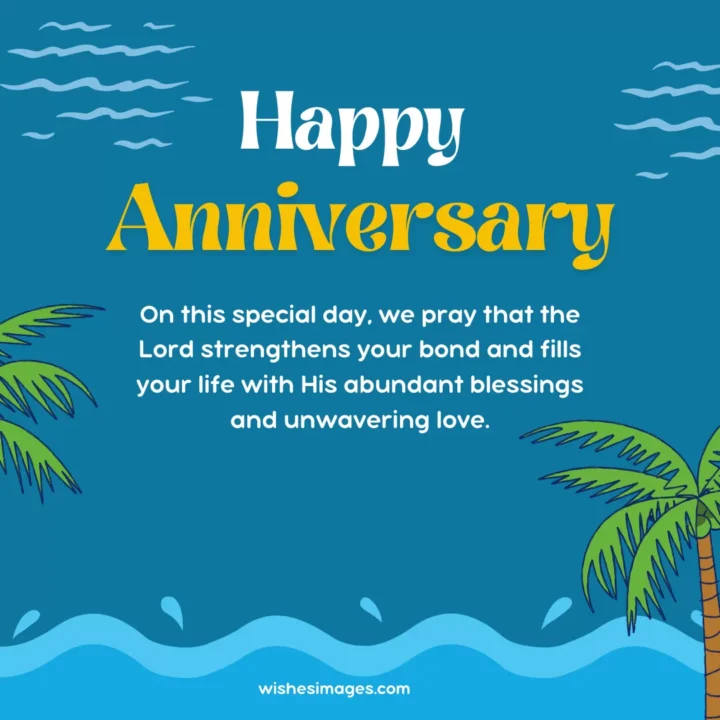 Religious Anniversary Wishes for Son and Daughter-in-Law