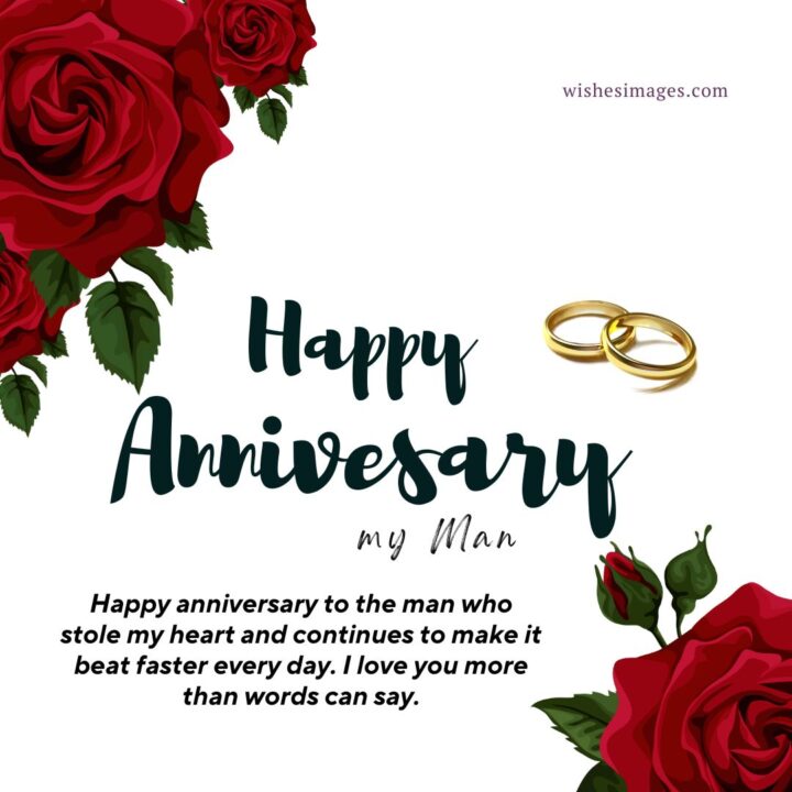 Romantic Happy Anniversary Wishes & Images for Husband