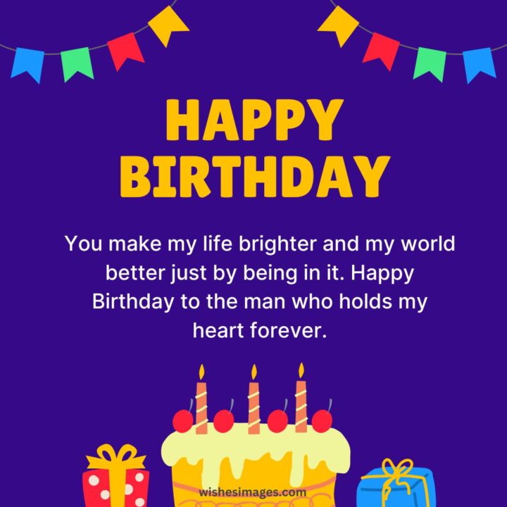 Romantic Birthday Wishes for Boyfriend
