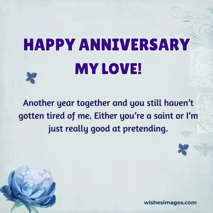 Short and Funny Anniversary Wishes