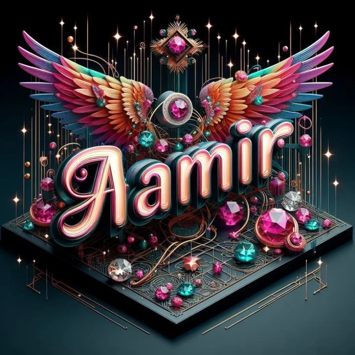 modern Amir name dp images HD
