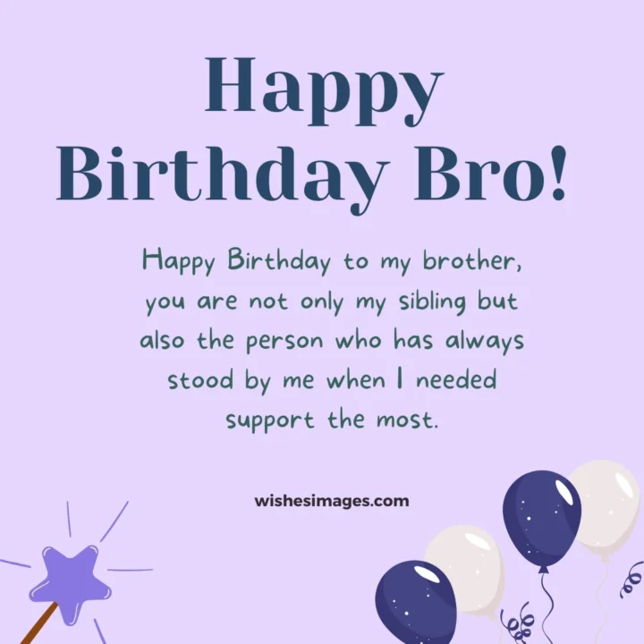 Happy Birthday Wishes for Brother