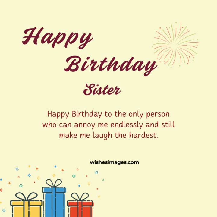 Birthday messages for Sister