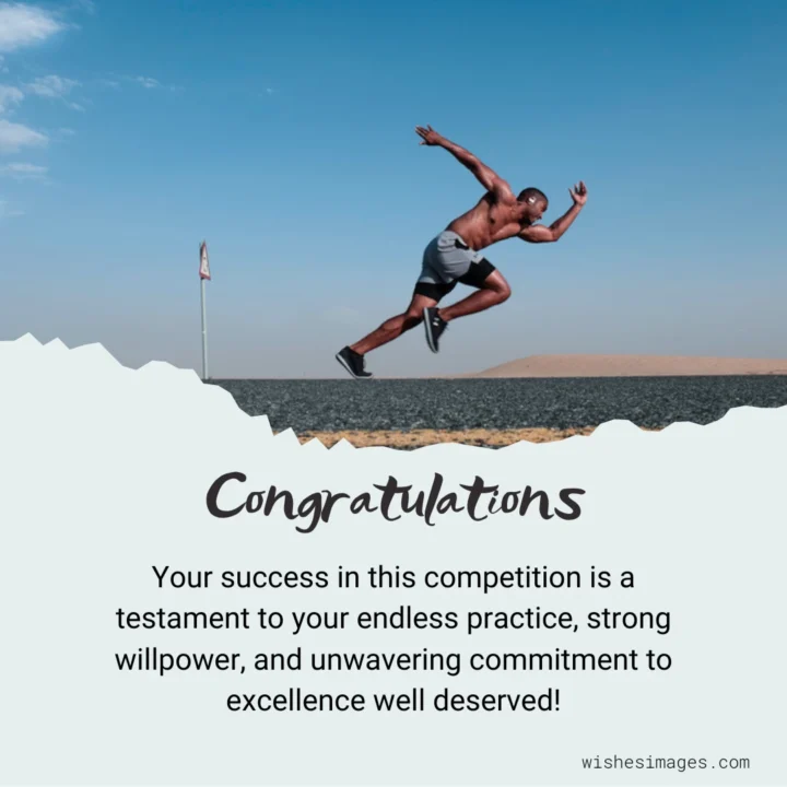 Congratulations Messages for Sports