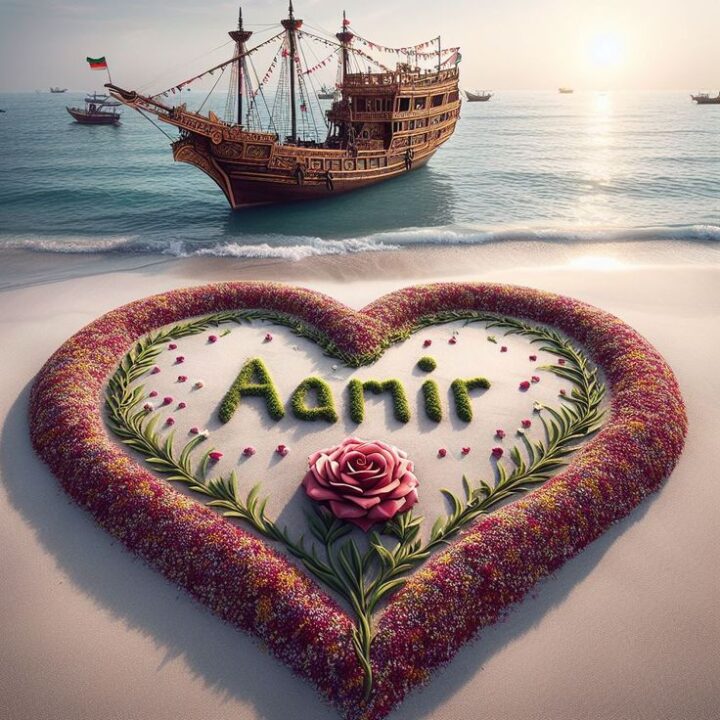Cute Amir Name DP images