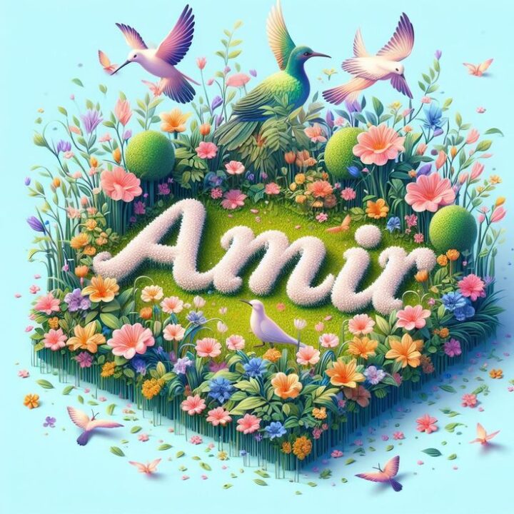 Cute Amir Name DP images