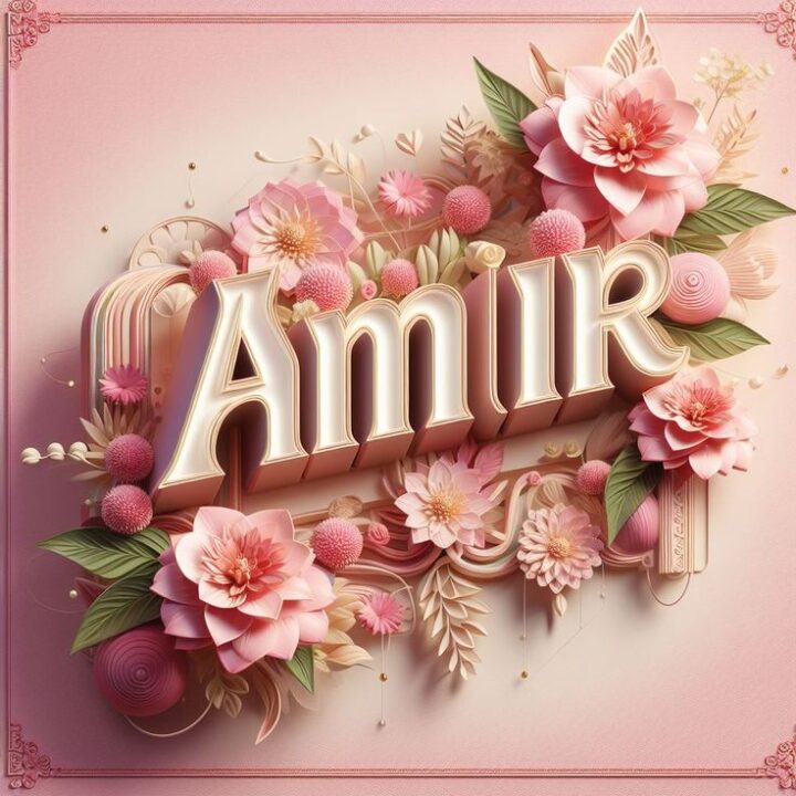 Cute Amir Name DP images