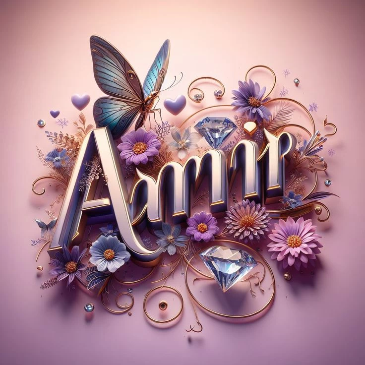 Cute Amir Name DP images