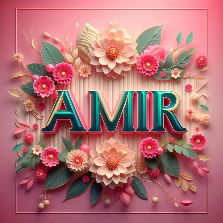 Cute Amir Name DP images