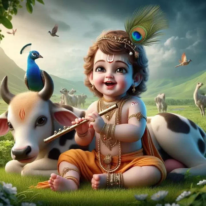 Cute Krishna Profile Pictures for Whatsapp