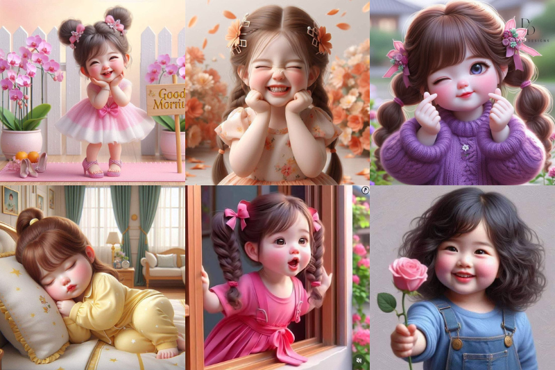 350+ Cute Little Girls DP Images for WhatsApp