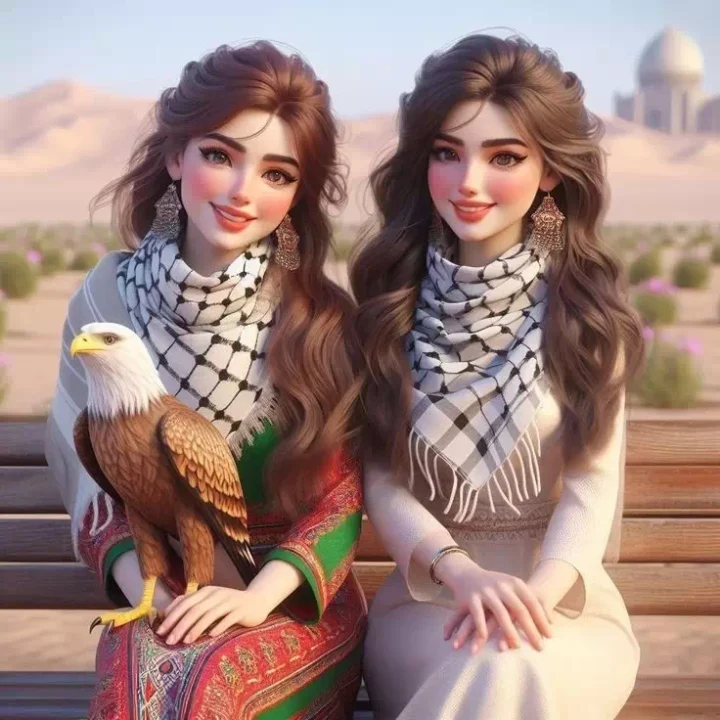 Aesthetic girls friendship profile picture