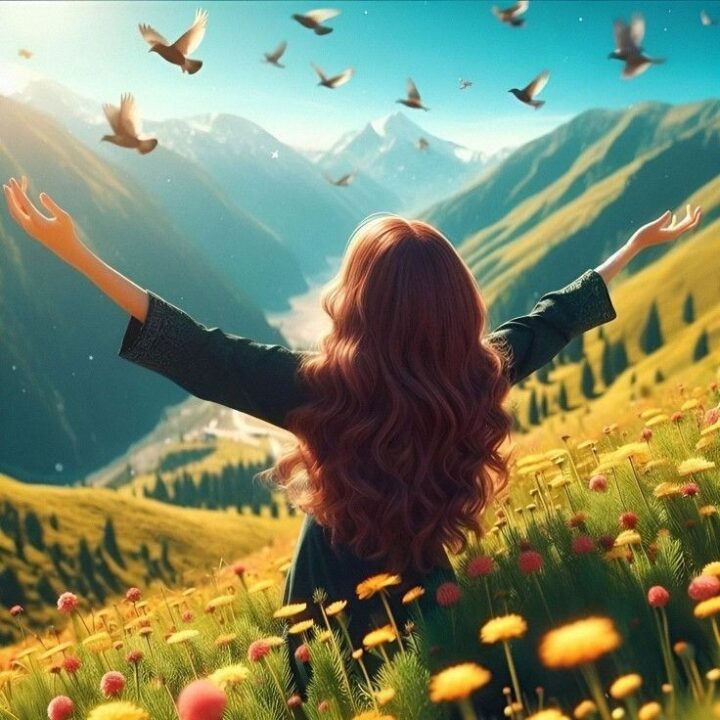 Girls Alone DP for WhatsApp