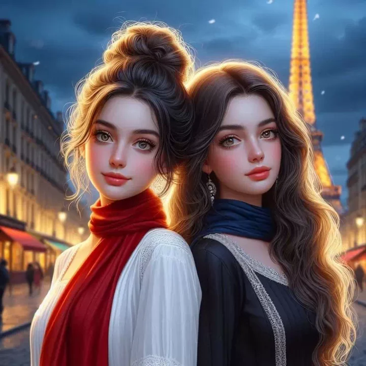 stylish two friends profile pictures