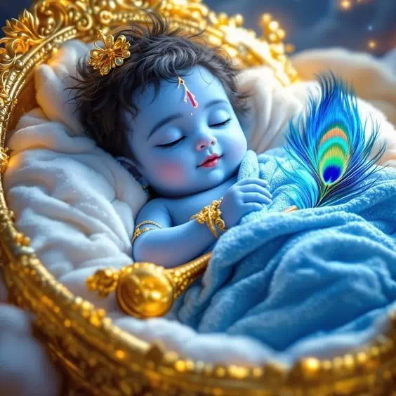 Cute Krishna DP images for WhatsApp Profile