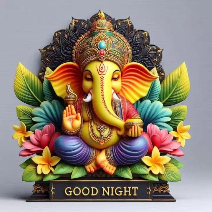 Ganesha Good Night DP Images