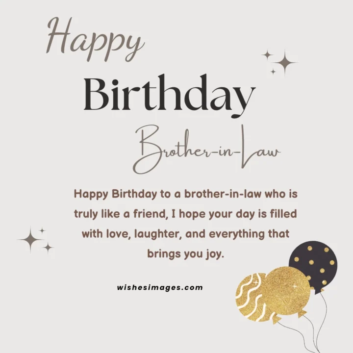 Birthday Messages for Brother-in-Law