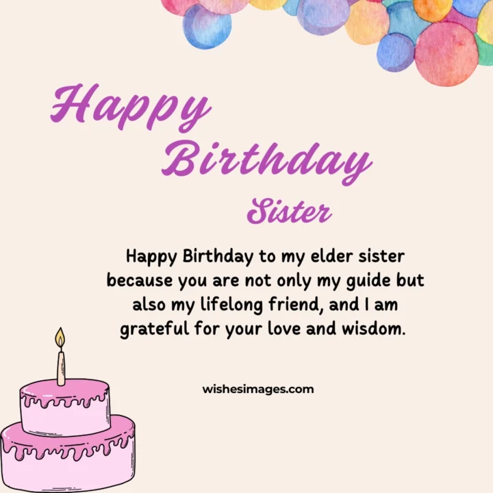 Birthday Messages for Sister