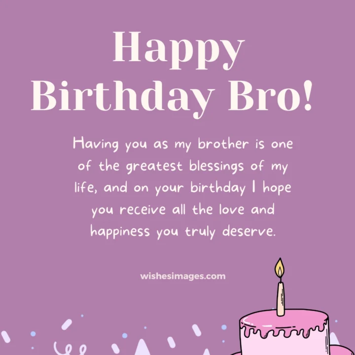 Heartfelt Birthday Wishes for Brother