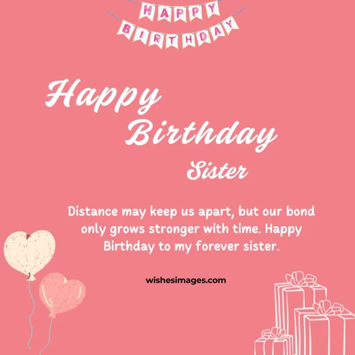 Emotional Birthday Wishes for Sister