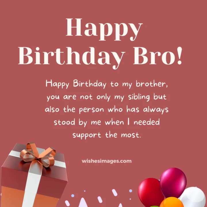 Emotional Birthday Wishes for Brother