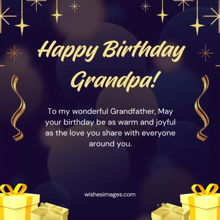 Emotional Birthday Wishes for Grandfather