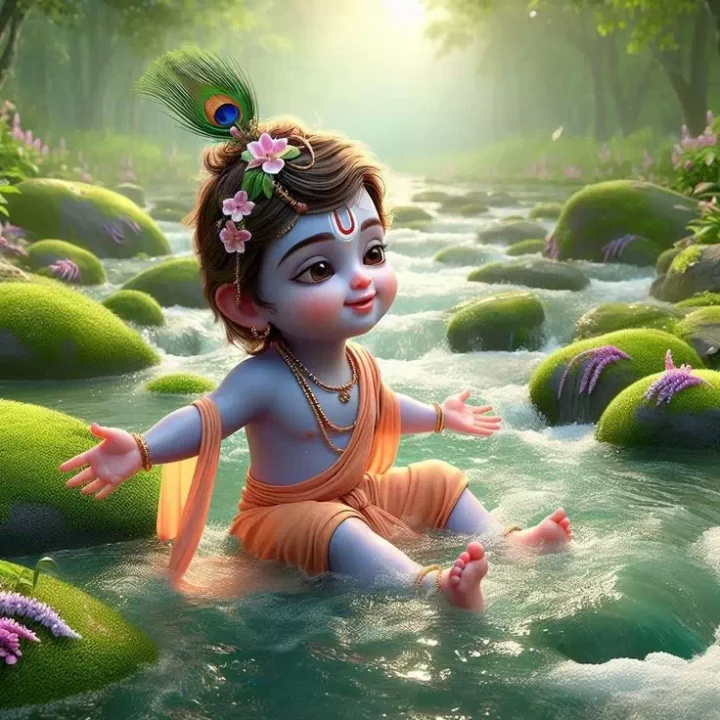 Cute Krishna Profile Pictures for Whatsapp