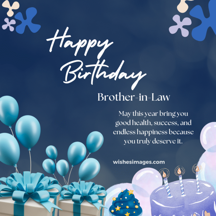 Simple Birthday Wishes for Brother-in-Law