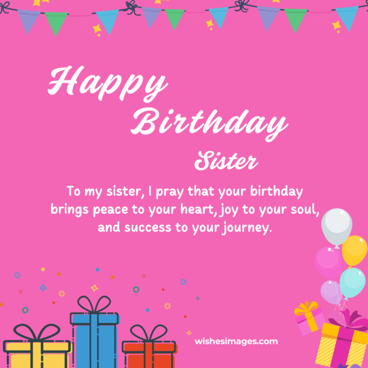 Special Birthday Greetings for Sister