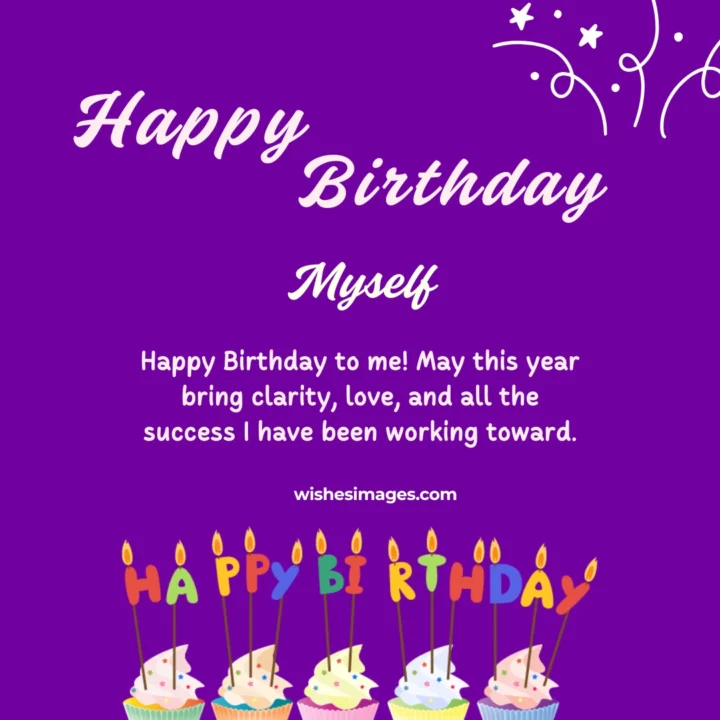 Happy Birthday wishes for Myself