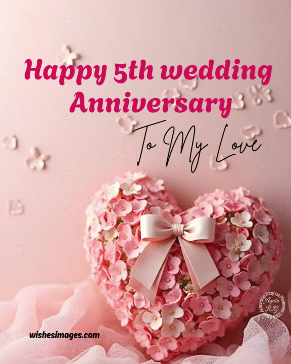 5th Wedding Anniversary Wishes