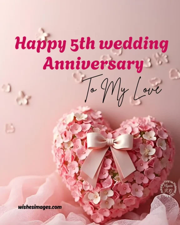 5th Wedding Anniversary Wishes